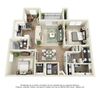 2 Bed 2 Bath Large